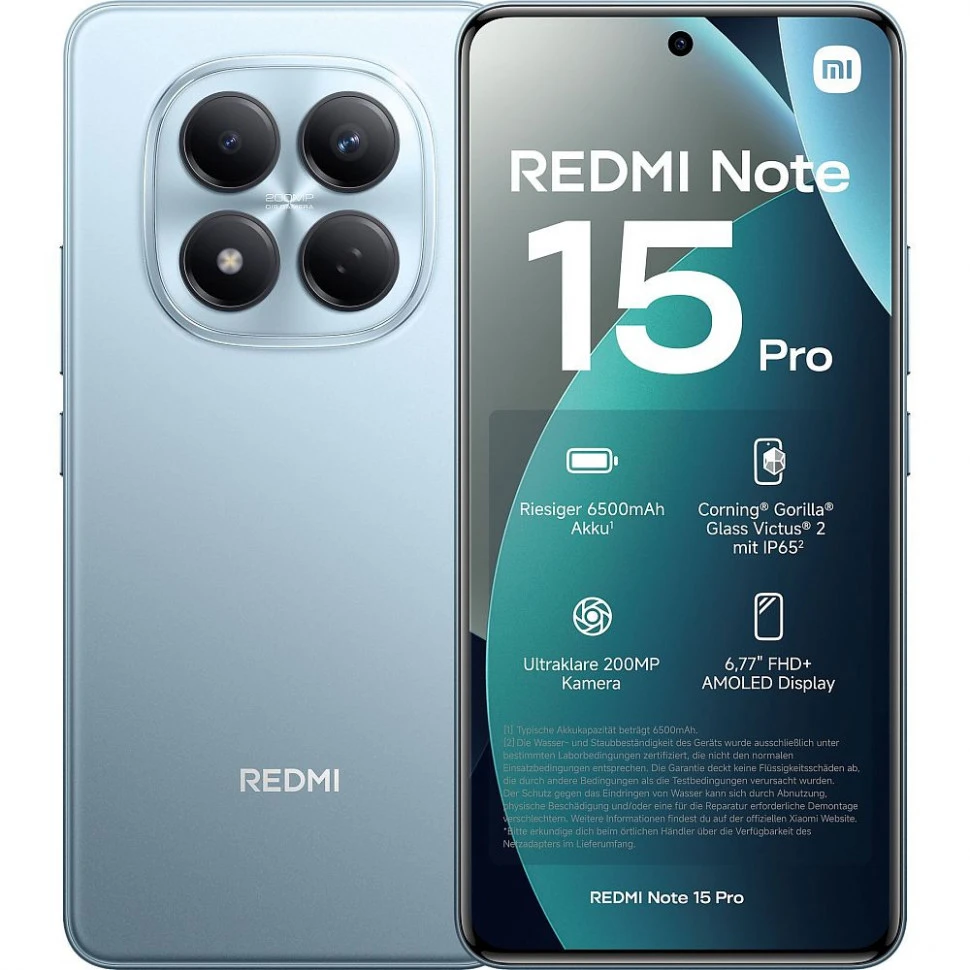 Смартфон Xiaomi Redmi 15 Pro 4G 12/512 ГБ, голубой