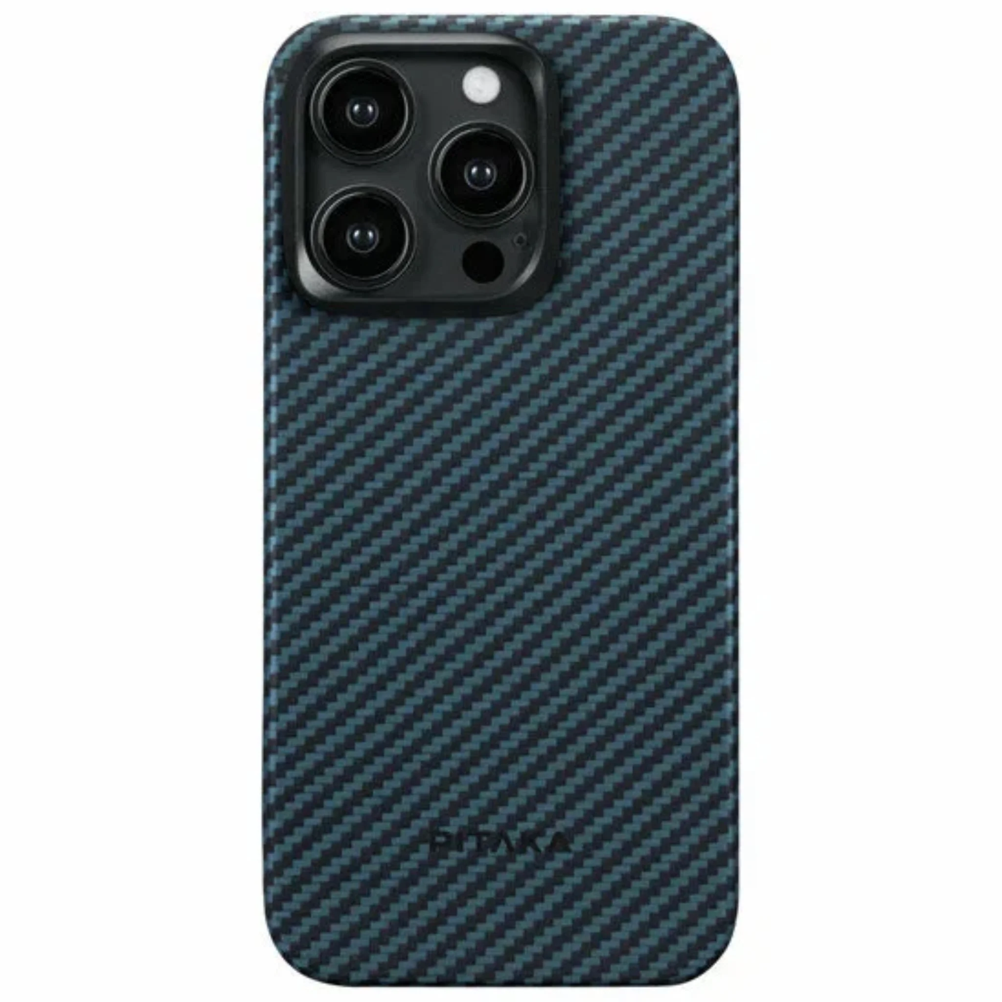 Чехол Pitaka MagEZ Case 4 Kevlar для iPhone 15 Pro, черно-синий